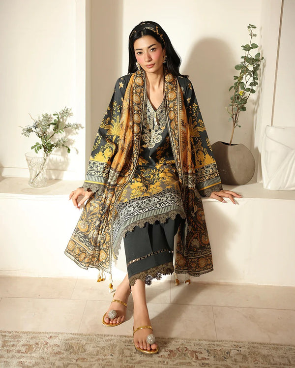 RNZ08B Zimal - Pareesa Printed Cambric - Roheenaz