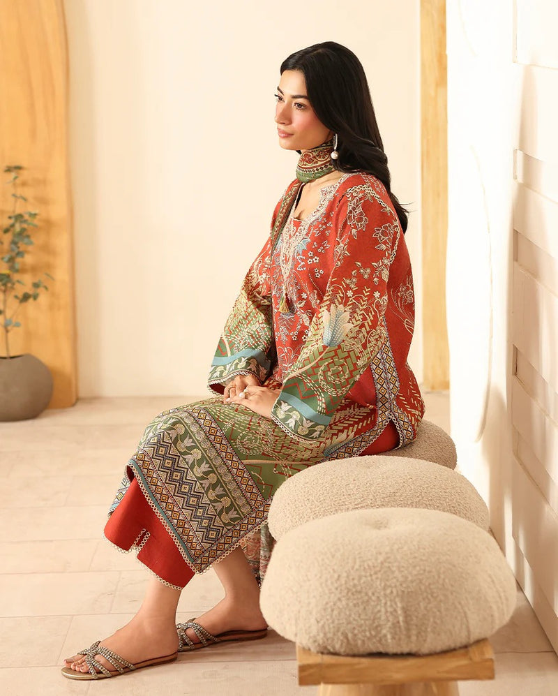RNZ07B 3Naveen - Pareesa Printed Cambric - Roheenaz