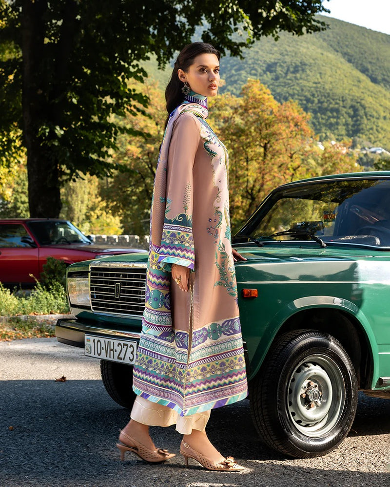 Aurora Echo - Nirvana Printed Silk - Mushq Hemline