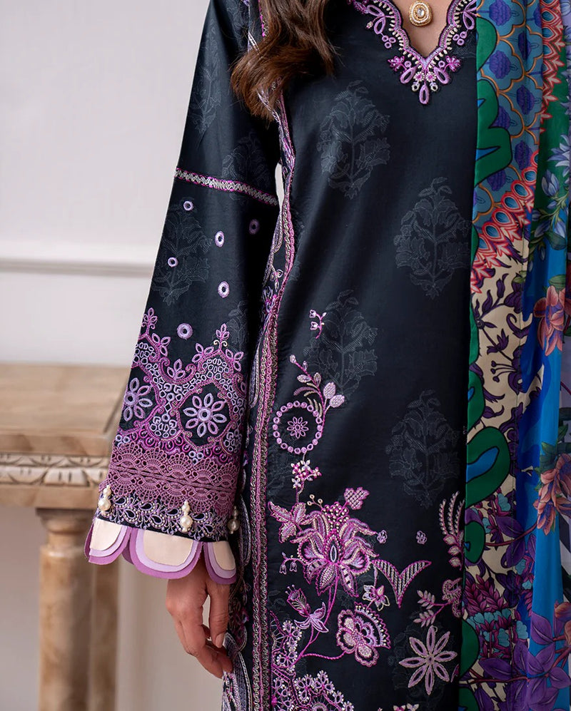 Emera 5A - Aezel Embroidered Cambric - Roheenaz