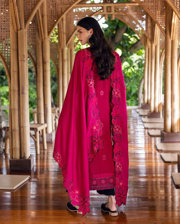 Daling Bloom - Symphony Karandi Unstitched - Mushq Hemline