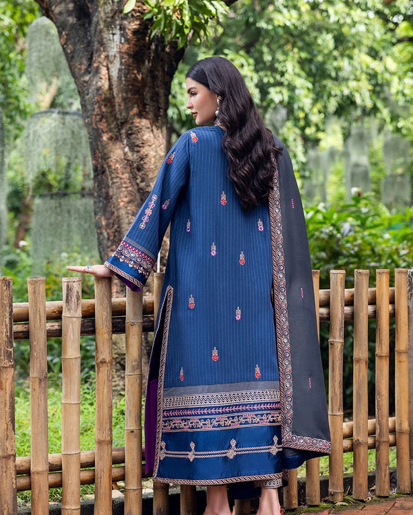 Granite Song - Symphony Karandi Unstitched - Mushq Hemline