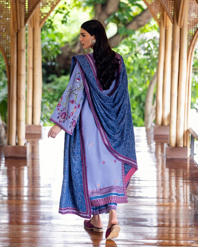 River Hush - Symphony Karandi Unstitched - Mushq Hemline