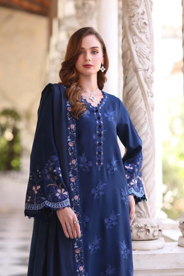 Sapphire - Noor Winter Pashmina Shawls - Noor by Saadia Asad