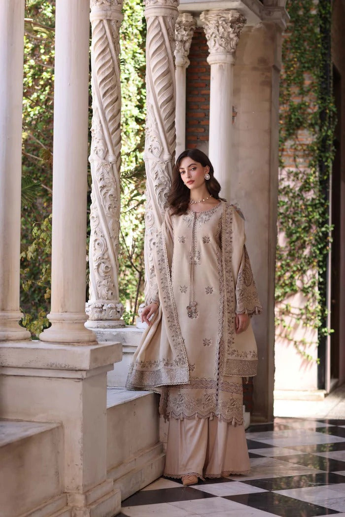 Caramel Mist - Noor Winter Pashmina Shawls - Noor by Saadia Asad