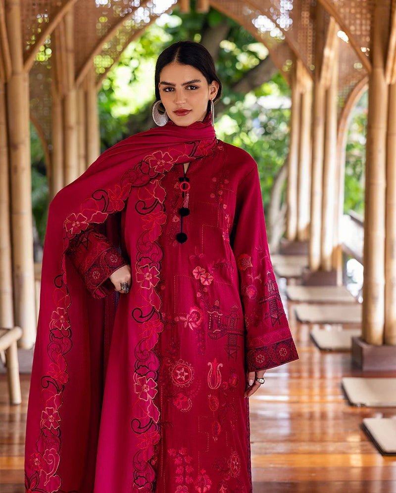 Daling Bloom - Symphony Karandi Unstitched - Mushq Hemline