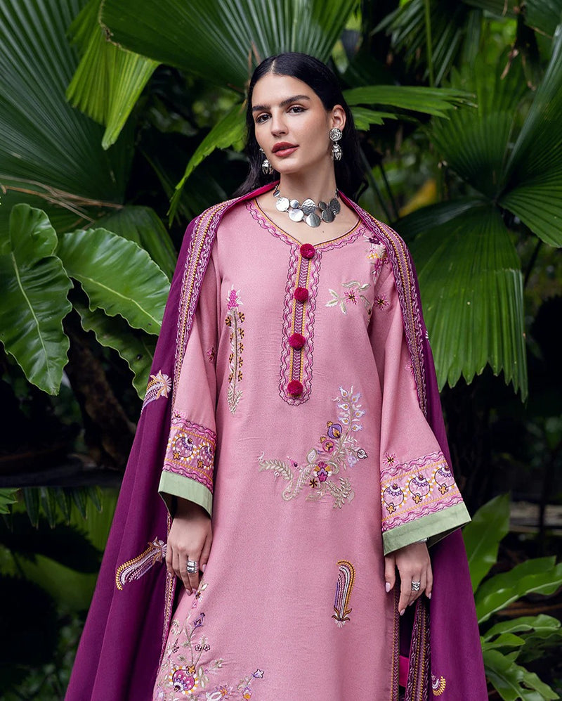 Opal Gleam - Symphony Karandi Unstitched - Mushq Hemline