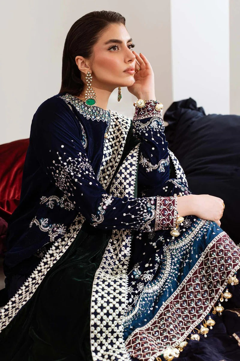 NW 109 - Maya Velvet Unstitched - Nureh