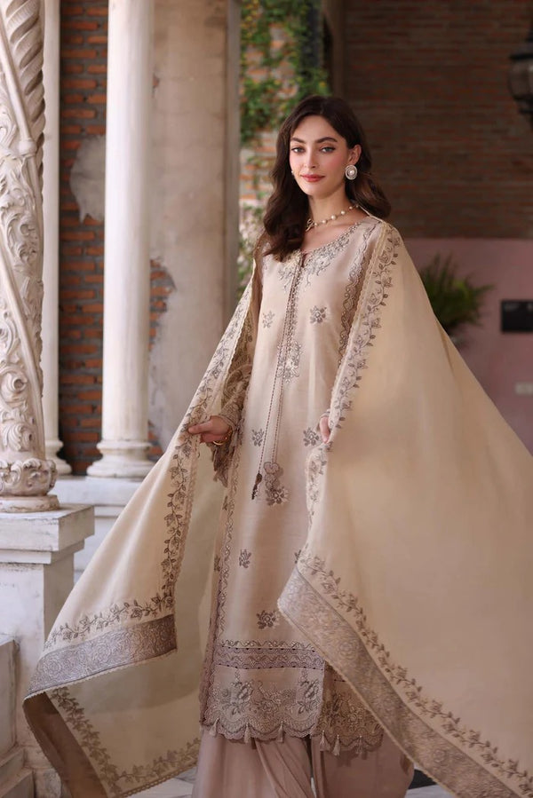 Caramel Mist - Noor Winter Pashmina Shawls - Noor by Saadia Asad