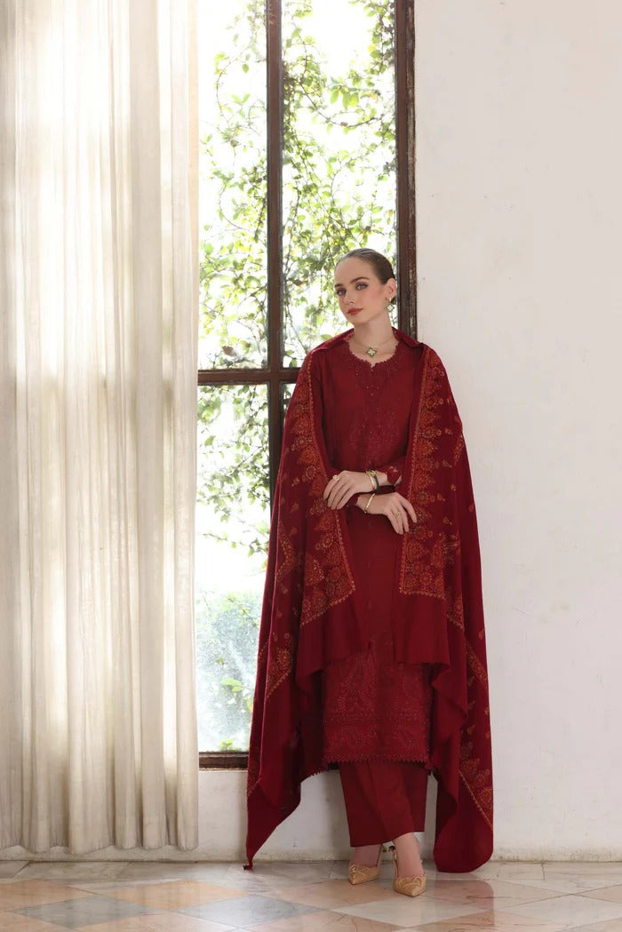 Ember - Noor Winter Pashmina Shawls - Noor by Saadia Asad