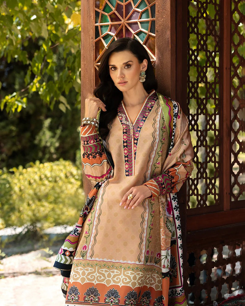 Solara Crest - Nirvana Printed Silk - Mushq Mushq