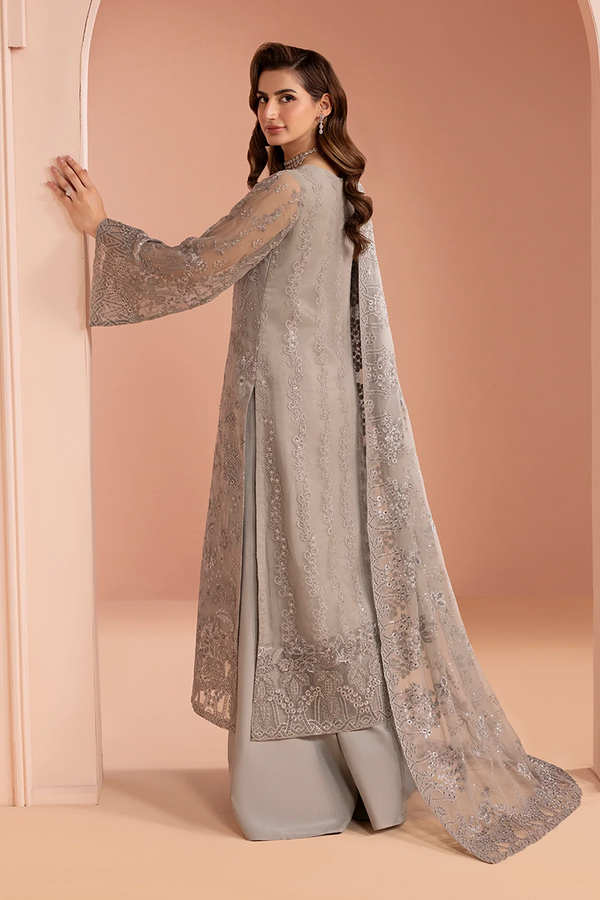 MoonStone Grey - Murrawat Luxury Chiffon - Lavish