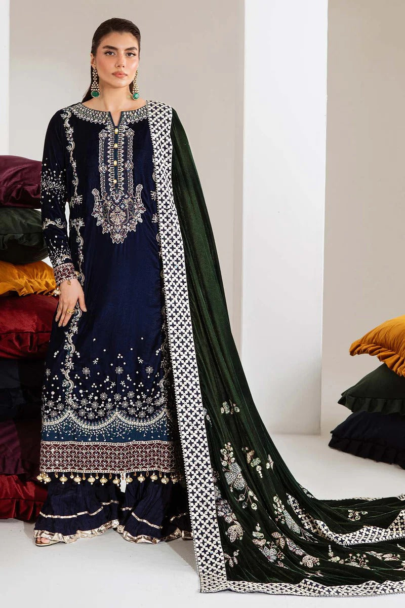 NW 109 - Maya Velvet Unstitched - Nureh