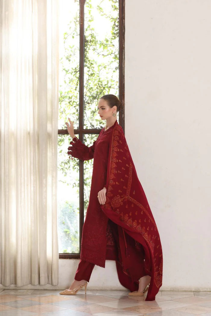 Ember - Noor Winter Pashmina Shawls - Noor by Saadia Asad