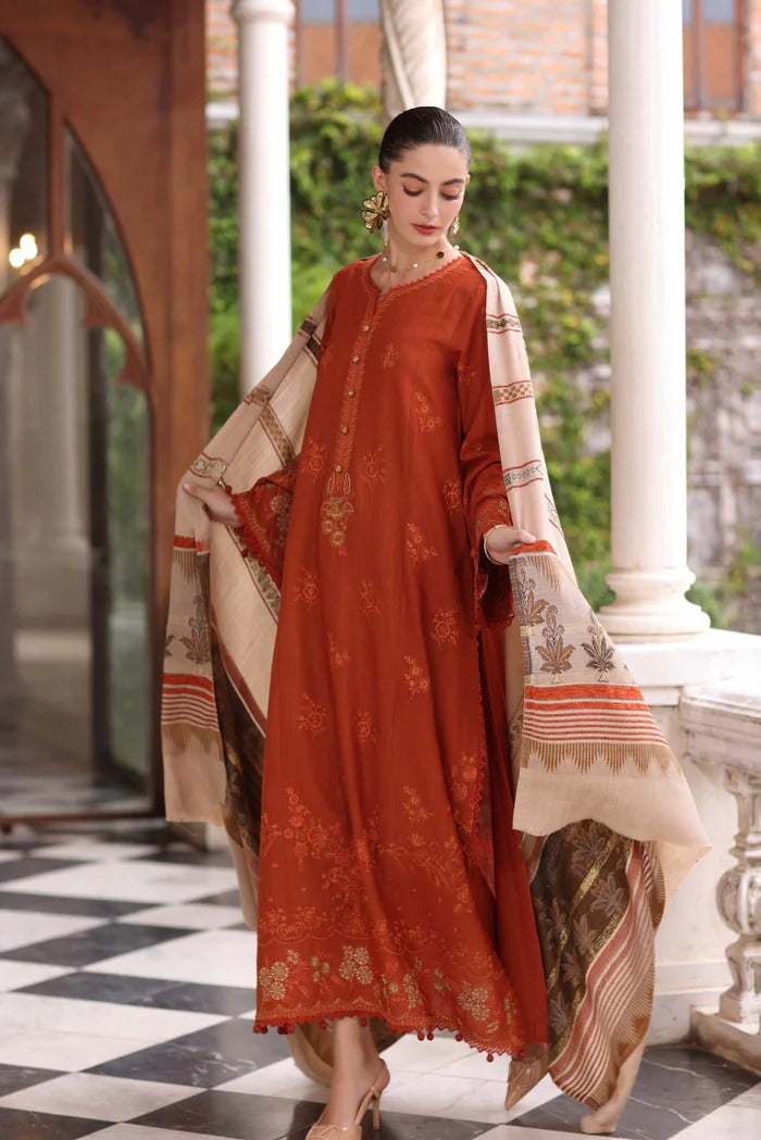 Rustique - Noor Winter Pashmina Shawls - Noor by Saadia Asad
