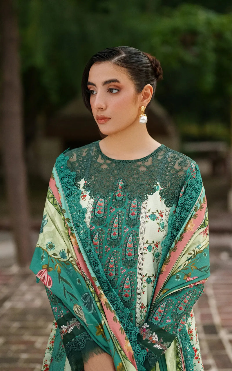 Botanical breeze - Meraki Winter Unstitched - Asifa & Nabeel