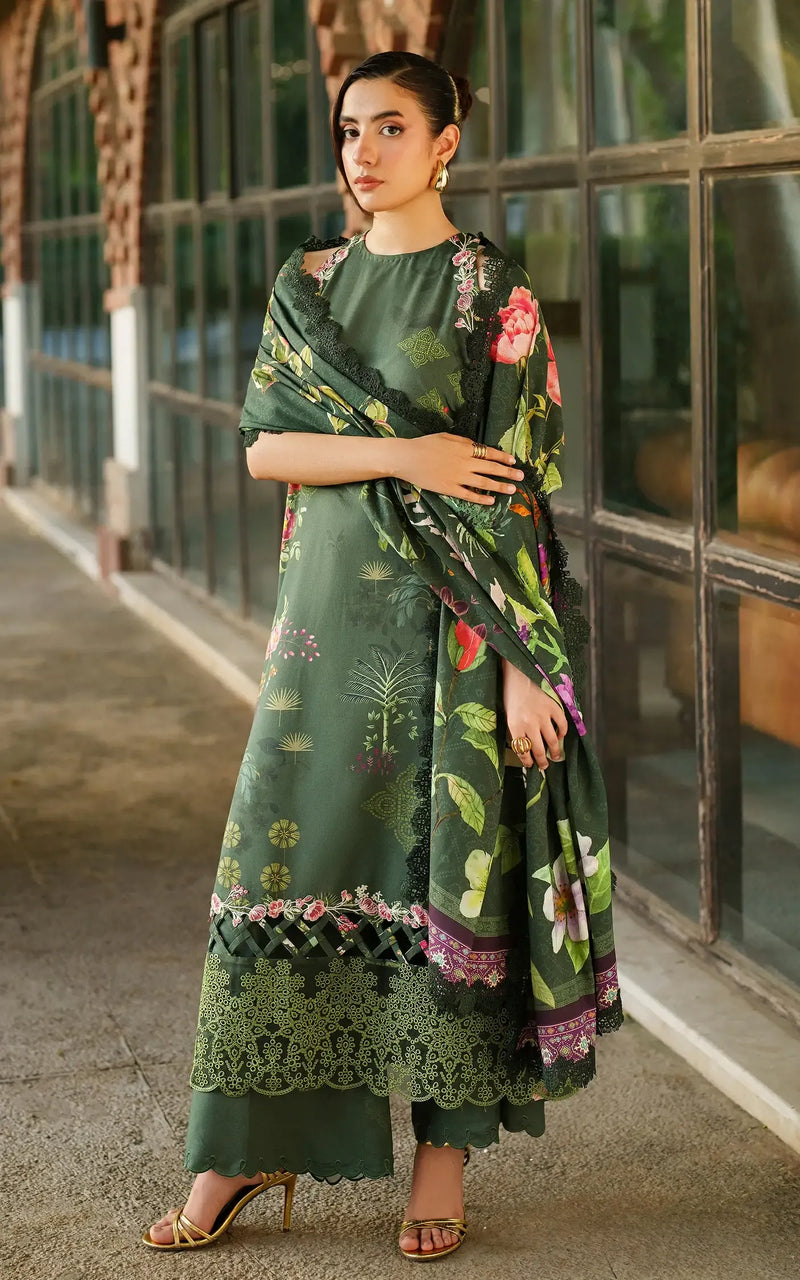 Jade Dusk - Meraki Winter Unstitched - Asifa & Nabeel