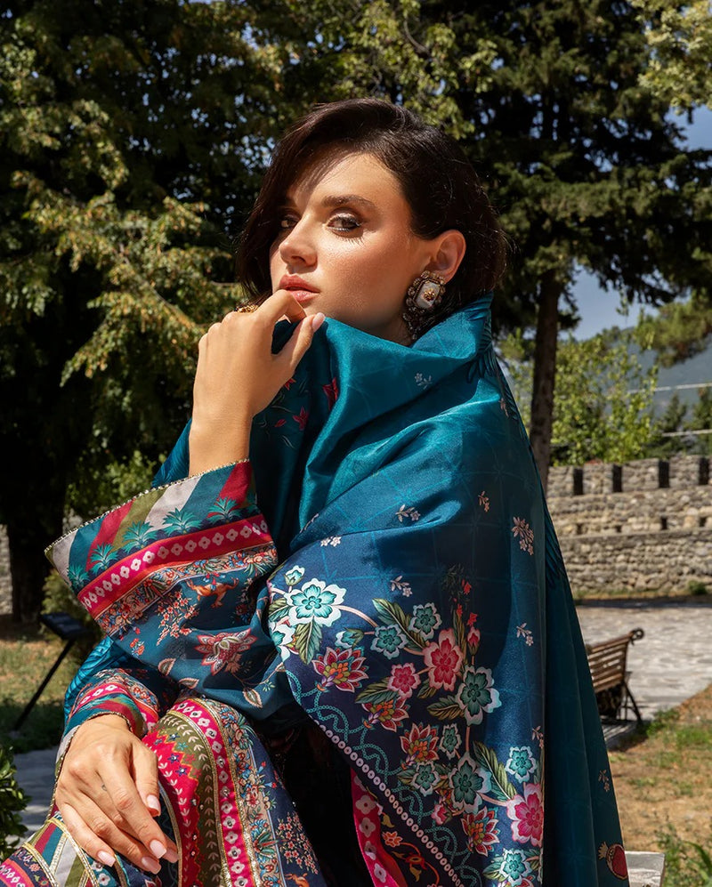 Nova Bloom - Nirvana Printed Silk - Mushq Hemline