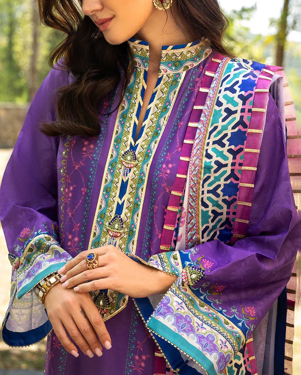Cosmic Spindle - Nirvana Printed Silk - Mushq Hemline