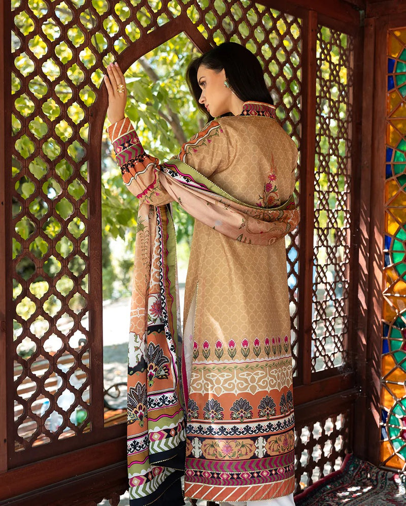 Solara Crest - Nirvana Printed Silk - Mushq Mushq