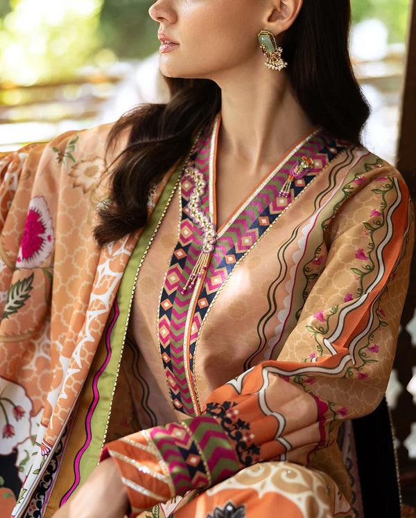 Solara Crest - Nirvana Printed Silk - Mushq Mushq