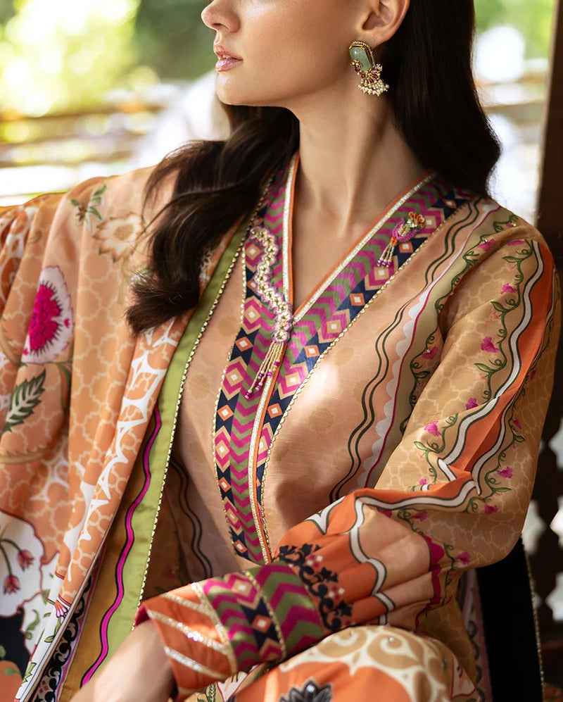 Solara Crest - Nirvana Printed Silk - Mushq Mushq