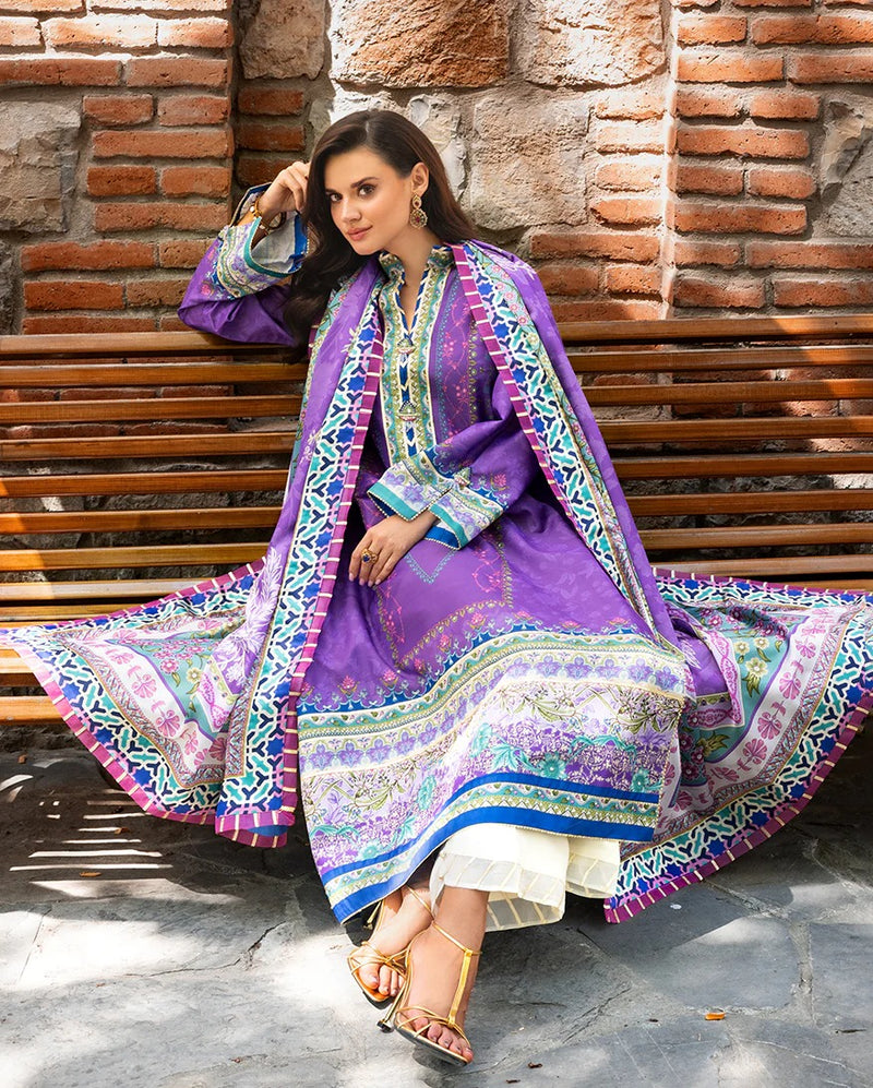 Cosmic Spindle - Nirvana Printed Silk - Mushq Hemline
