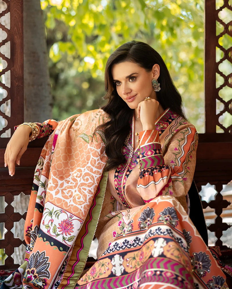 Solara Crest - Nirvana Printed Silk - Mushq Mushq
