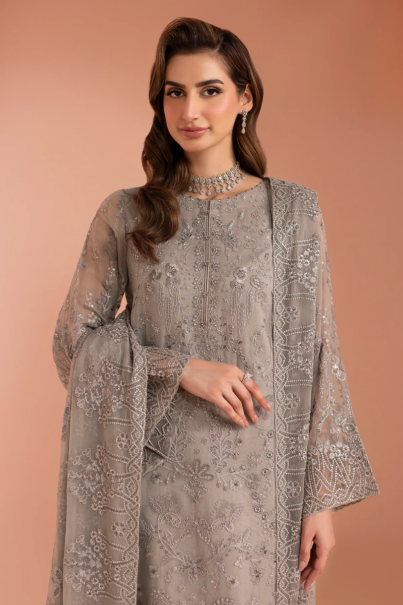 MoonStone Grey - Murrawat Luxury Chiffon - Lavish