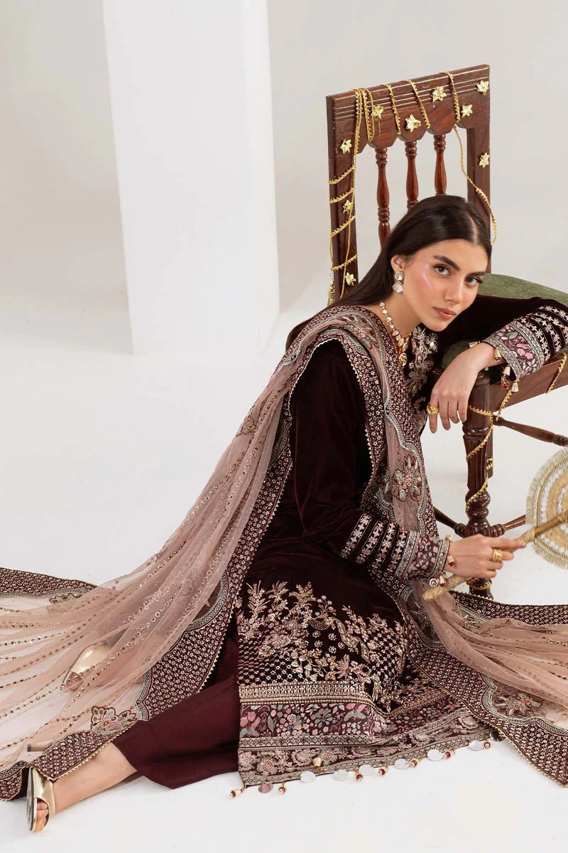NW 110 - Maya Velvet Unstitched - Nureh