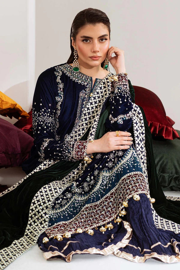 NW 109 - Maya Velvet Unstitched - Nureh