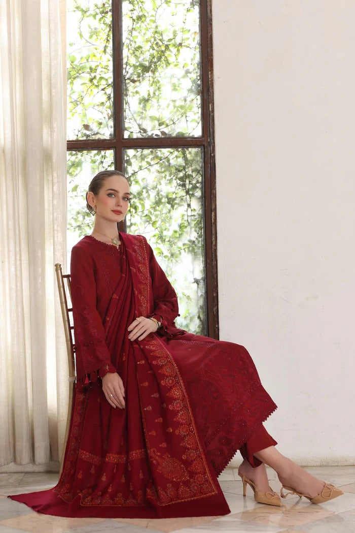 Ember - Noor Winter Pashmina Shawls - Noor by Saadia Asad