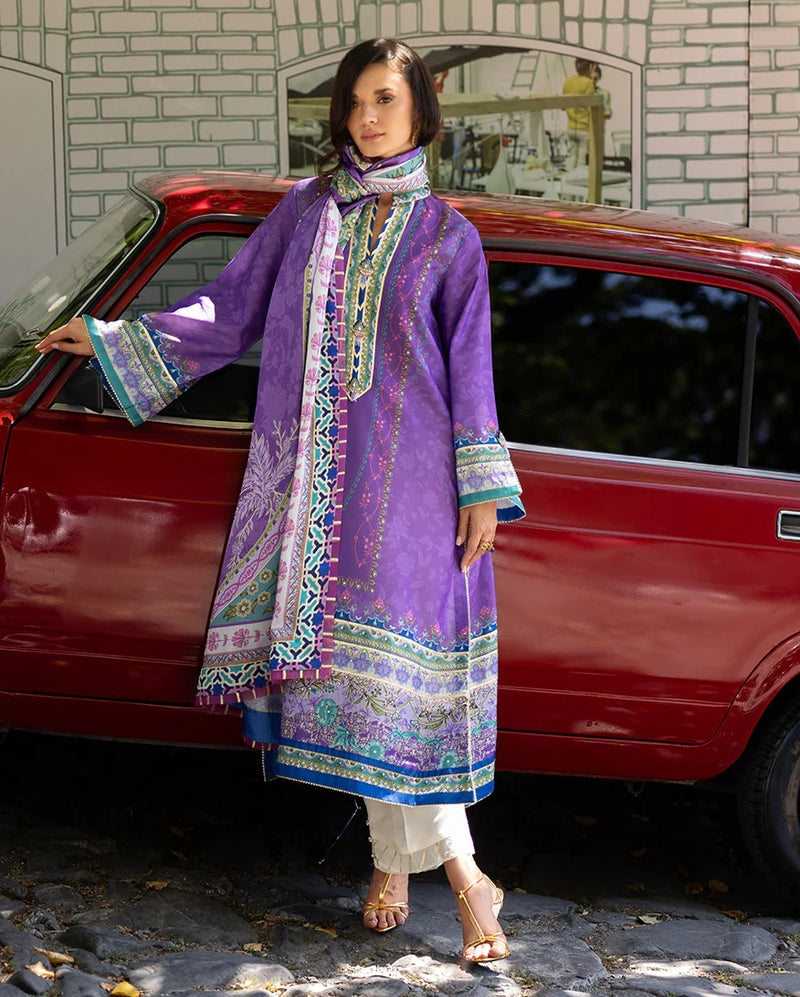 Cosmic Spindle - Nirvana Printed Silk - Mushq Hemline