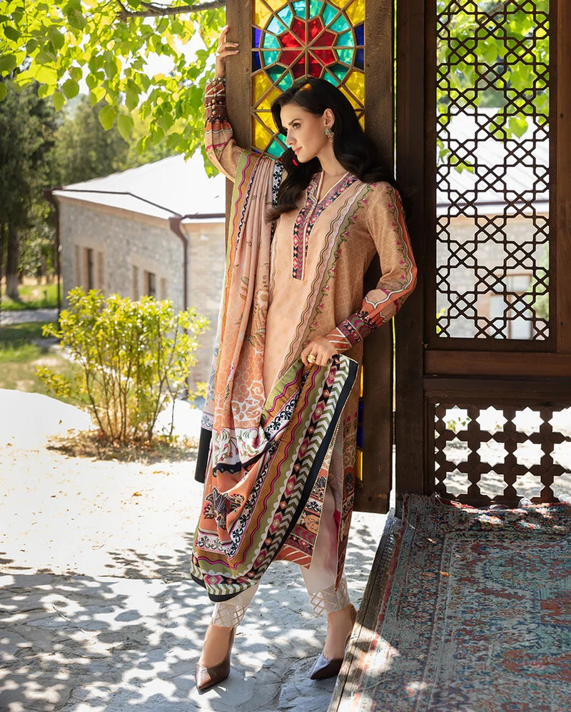 Solara Crest - Nirvana Printed Silk - Mushq Mushq