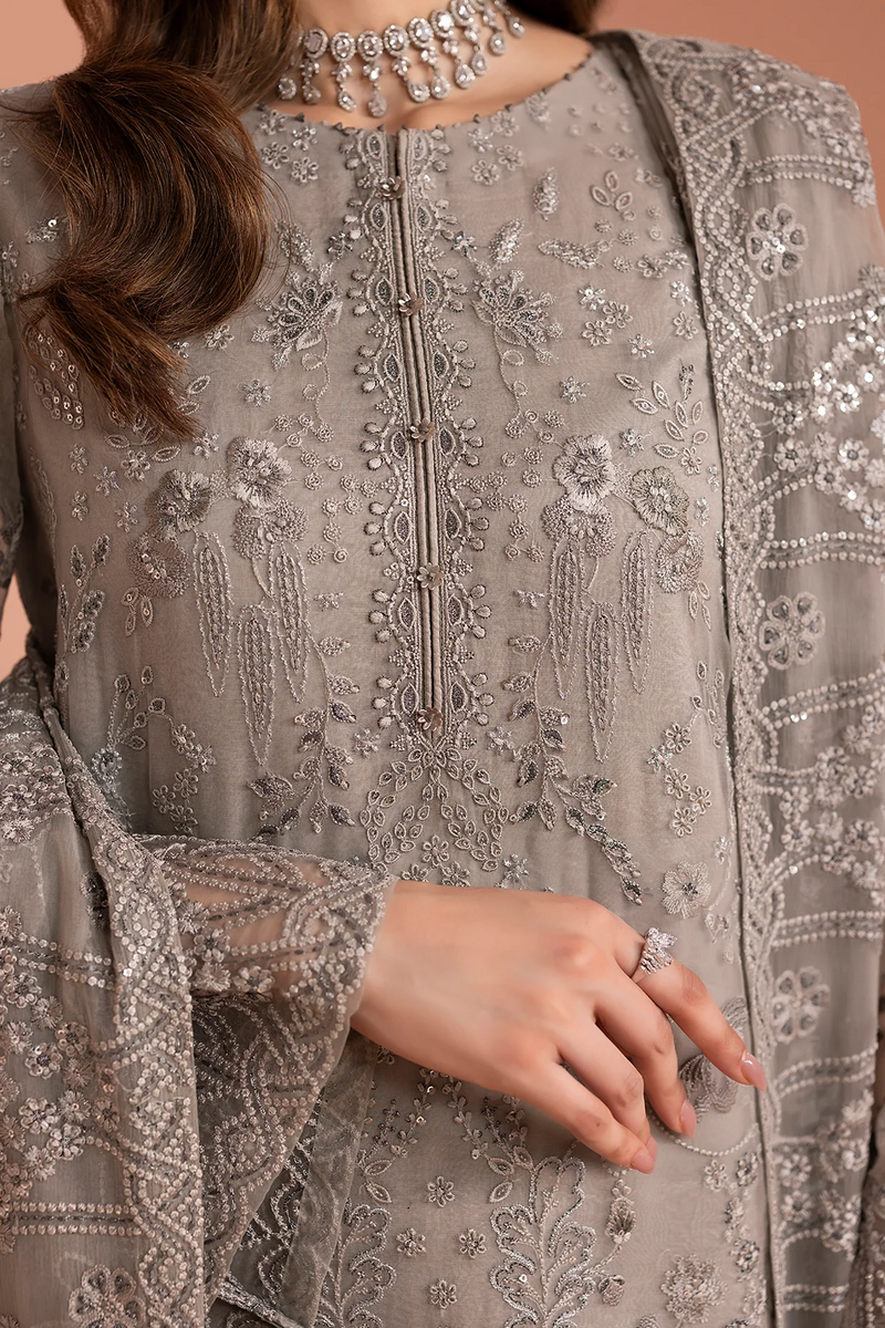 MoonStone Grey - Murrawat Luxury Chiffon - Lavish