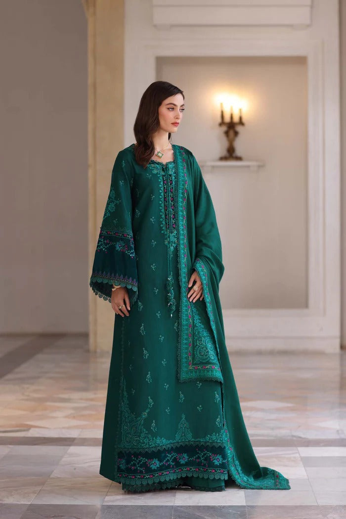 Emerald Reverie - Noor Winter Pashmina Shawls - Noor by Saadia Asad