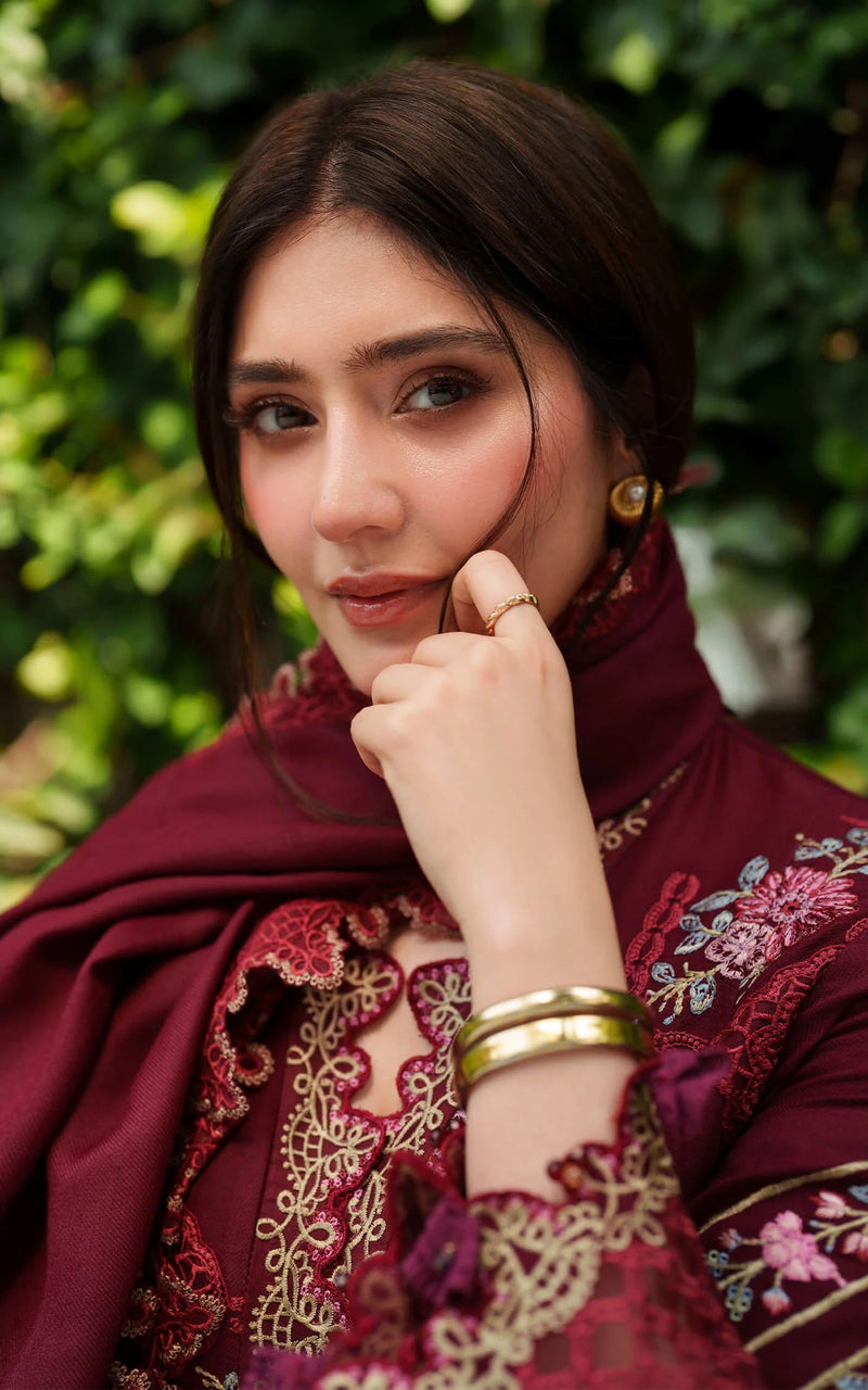 Mira-05 - Pashmina Luxe Unstitched - Asifa & Nabeel