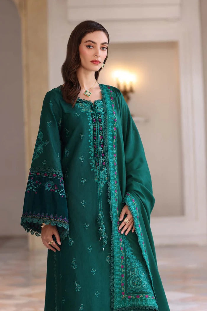 Emerald Reverie - Noor Winter Pashmina Shawls - Noor by Saadia Asad