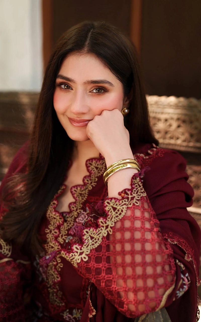 Mira-05 - Pashmina Luxe Unstitched - Asifa & Nabeel