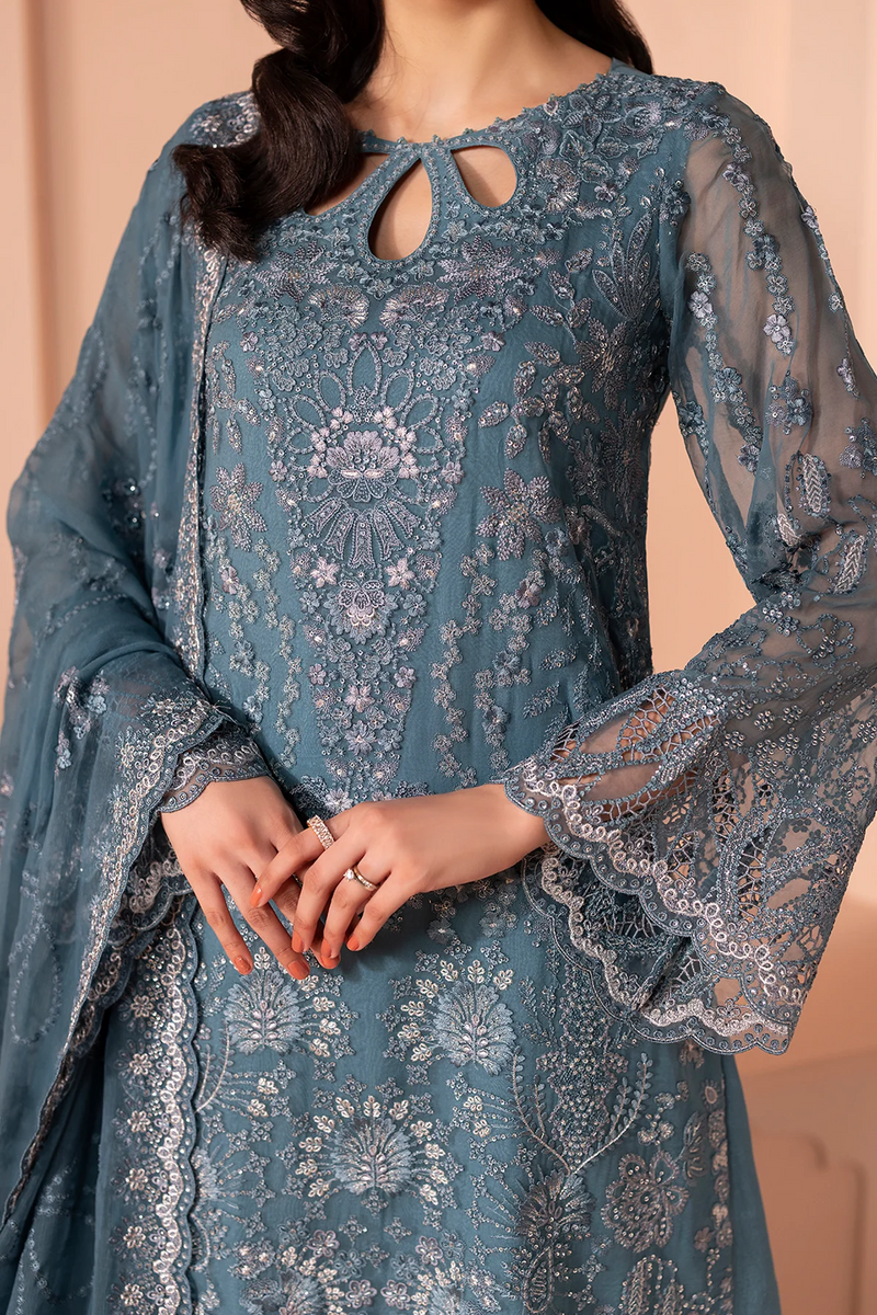 Ocean Teal - Murrawat Luxury Chiffon - Lavish
