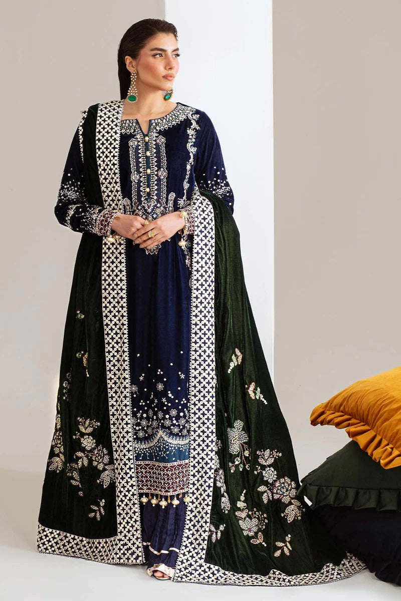 NW 109 - Maya Velvet Unstitched - Nureh
