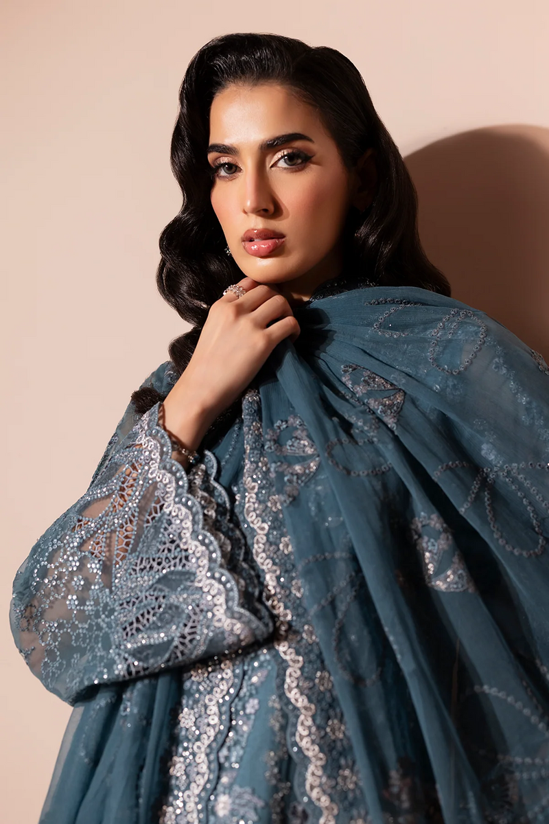 Ocean Teal - Murrawat Luxury Chiffon - Lavish