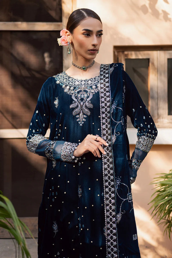 NW 114 - Maya Velvet Unstitched - Nureh