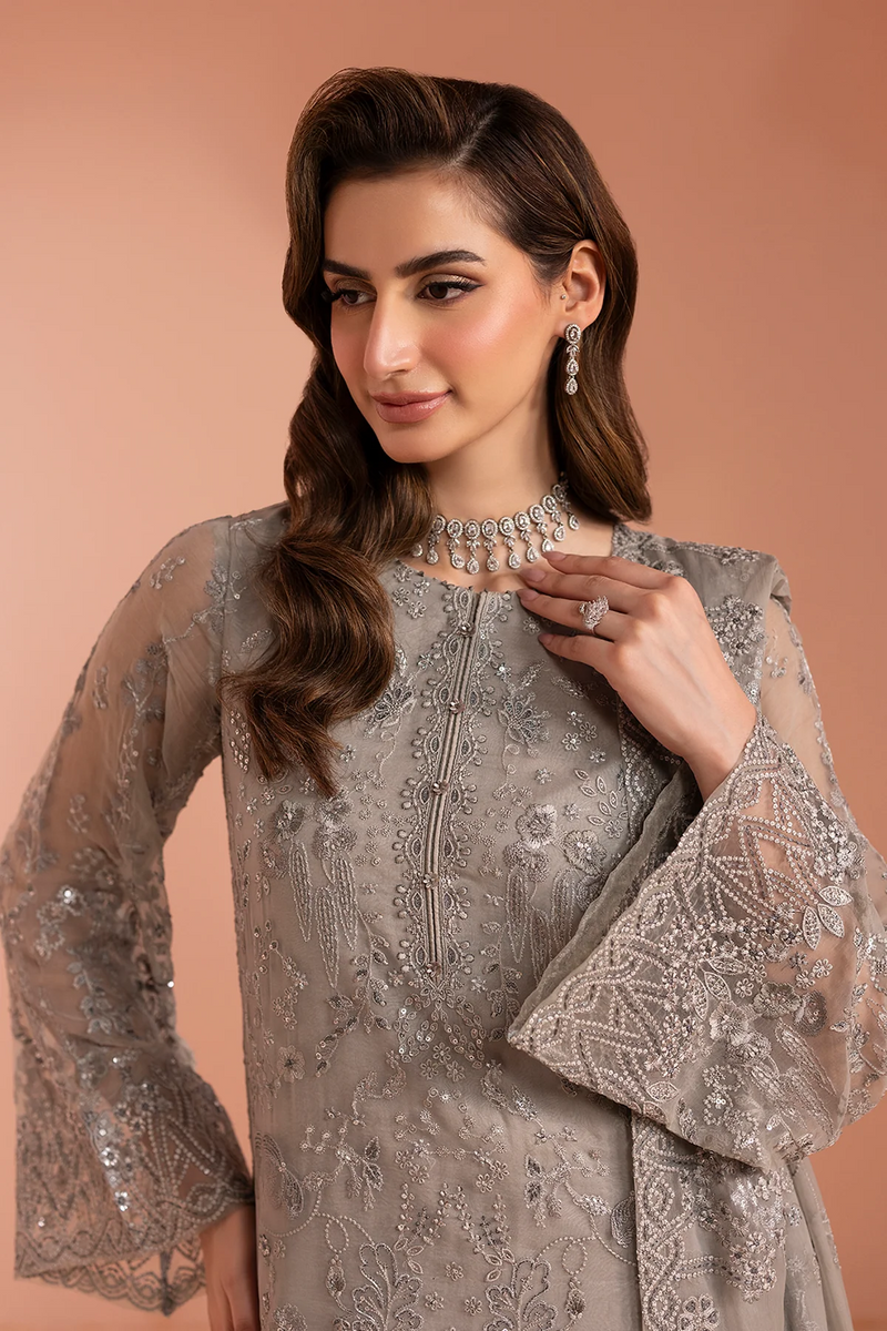 MoonStone Grey - Murrawat Luxury Chiffon - Lavish