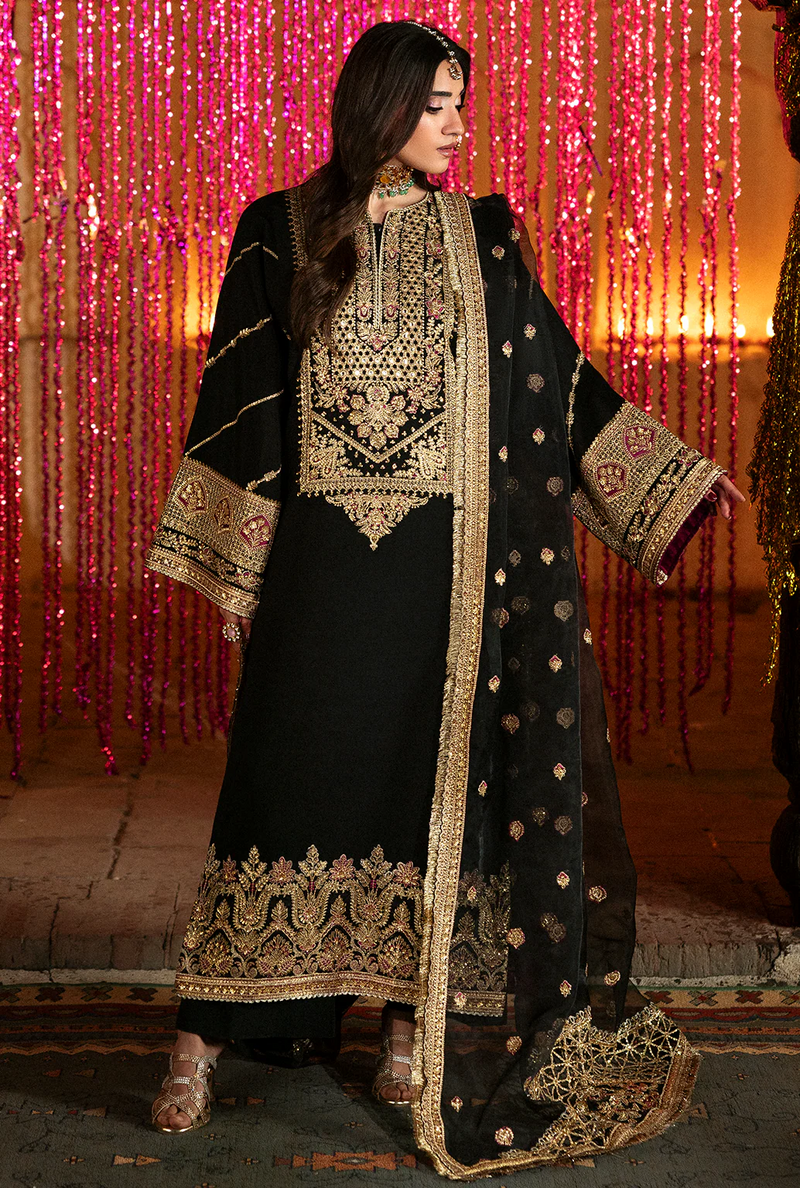 Yasmin - Singhar Premium Silk Unstitched - Saad Shaikh