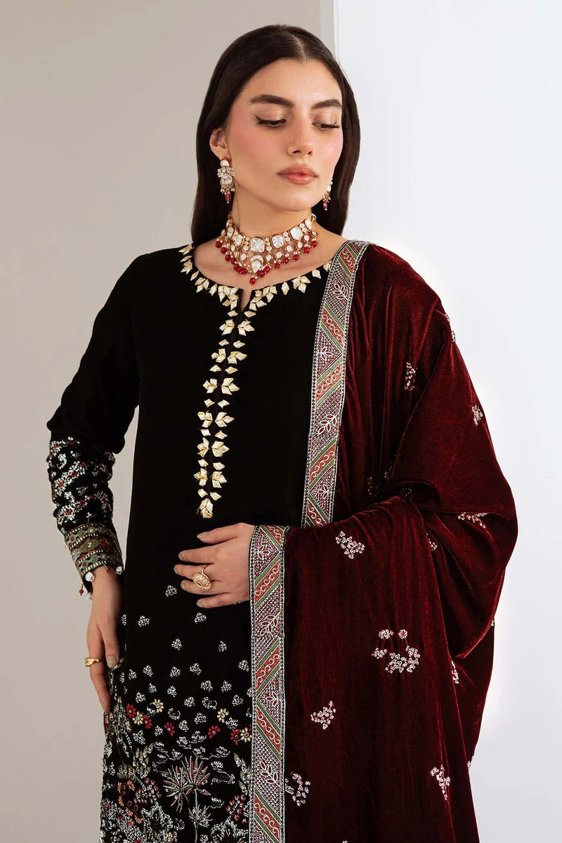 NW 113 - Maya Velvet Unstitched - Nureh