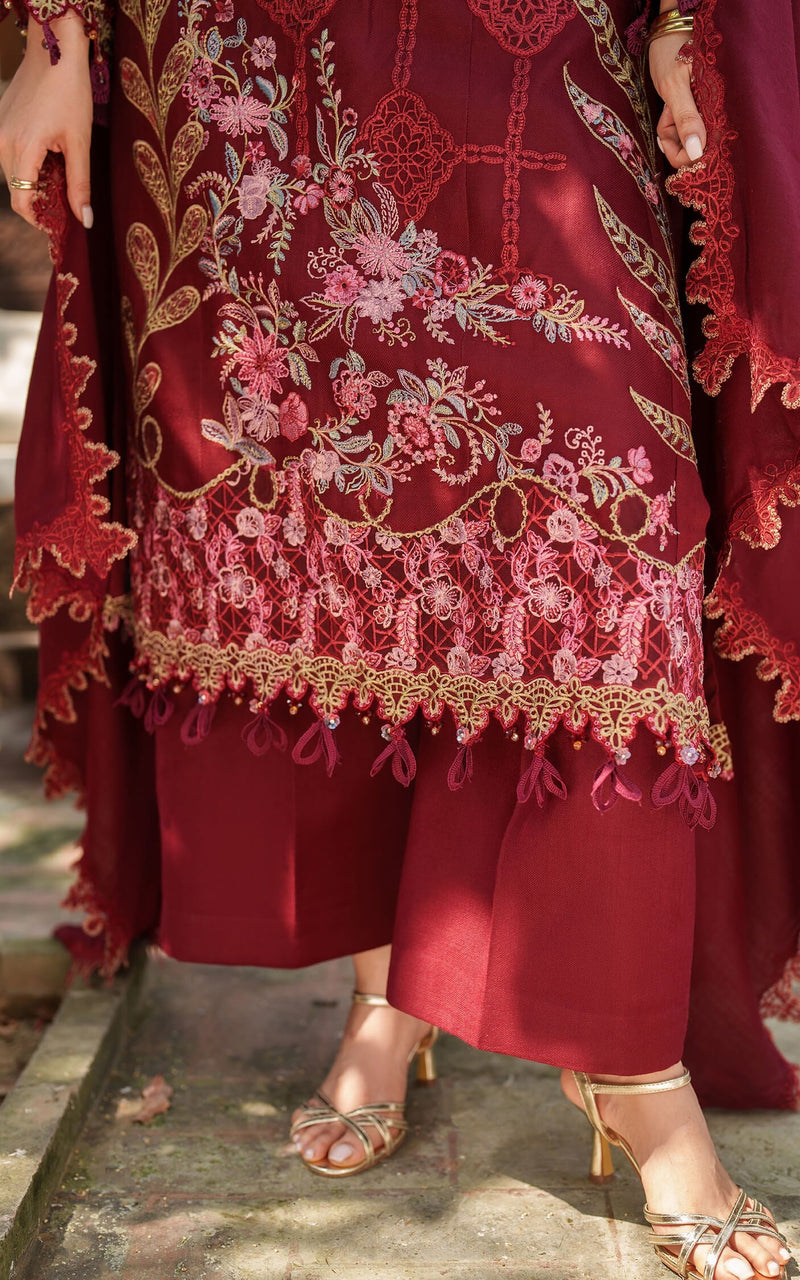 Mira-05 - Pashmina Luxe Unstitched - Asifa & Nabeel