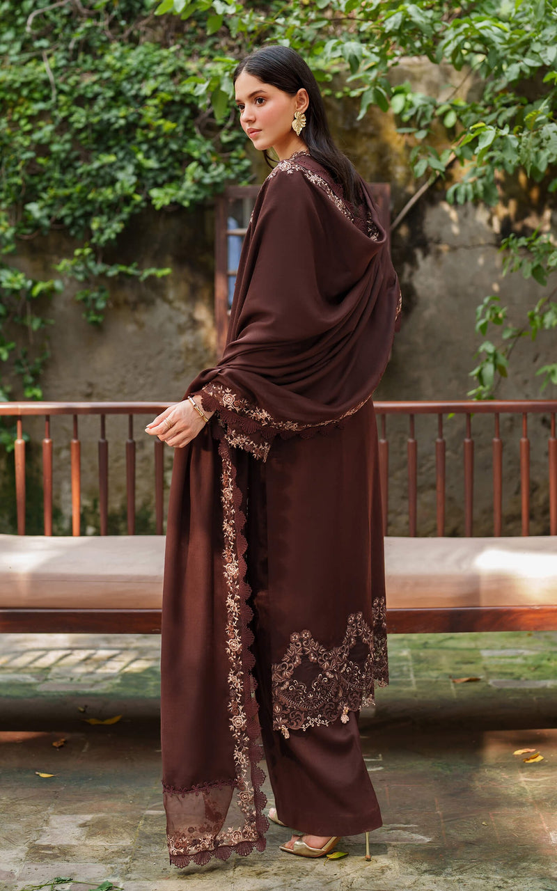 Aima-10 - Pashmina Luxe Unstitched - Asifa & Nabeel