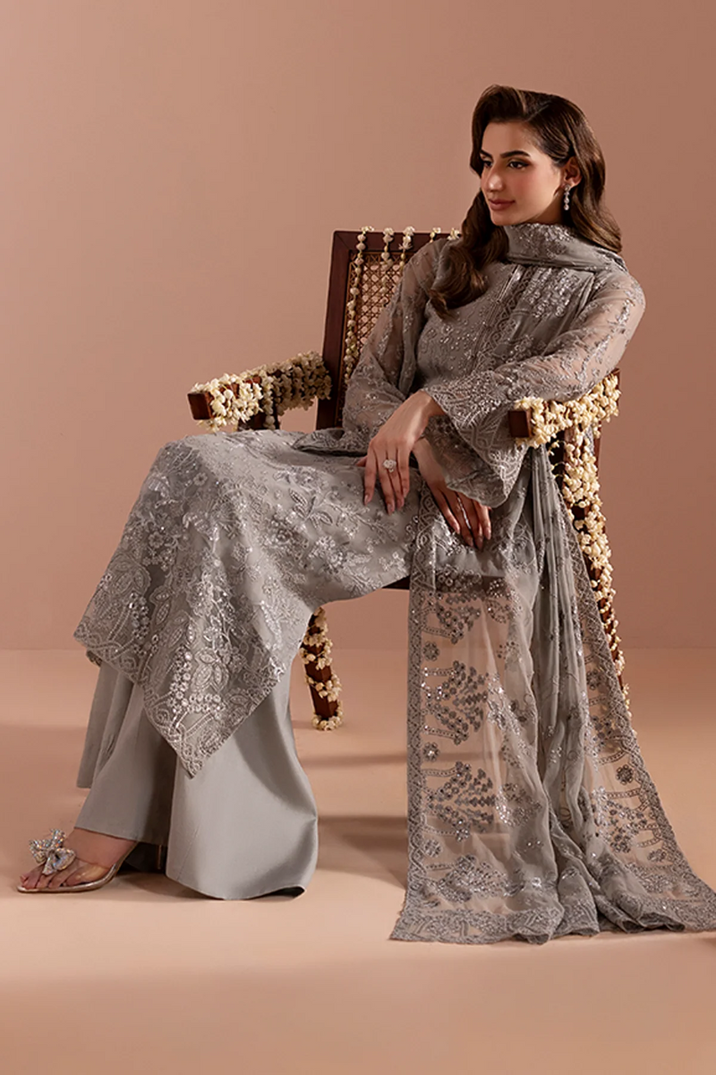 MoonStone Grey - Murrawat Luxury Chiffon - Lavish