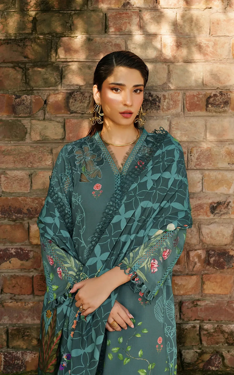 Frosted Petals - Meraki Winter Unstitched - Asifa & Nabeel